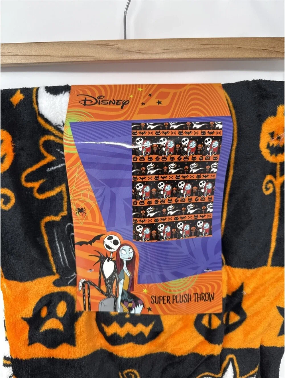 Jack Skellington Halloween Disney Soft Blanket Super Plush Throw